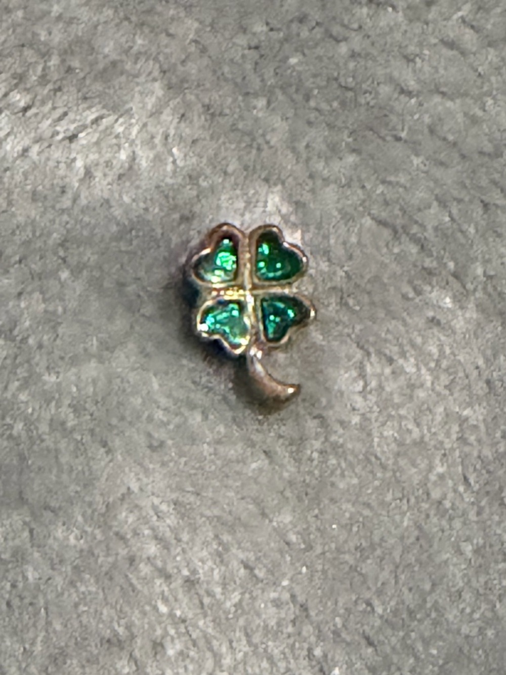 Pandora Green Four-Leaf Clover Enamel Charm